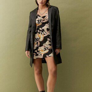 UO Mallory Dragon Mini Slip Dress Size S
